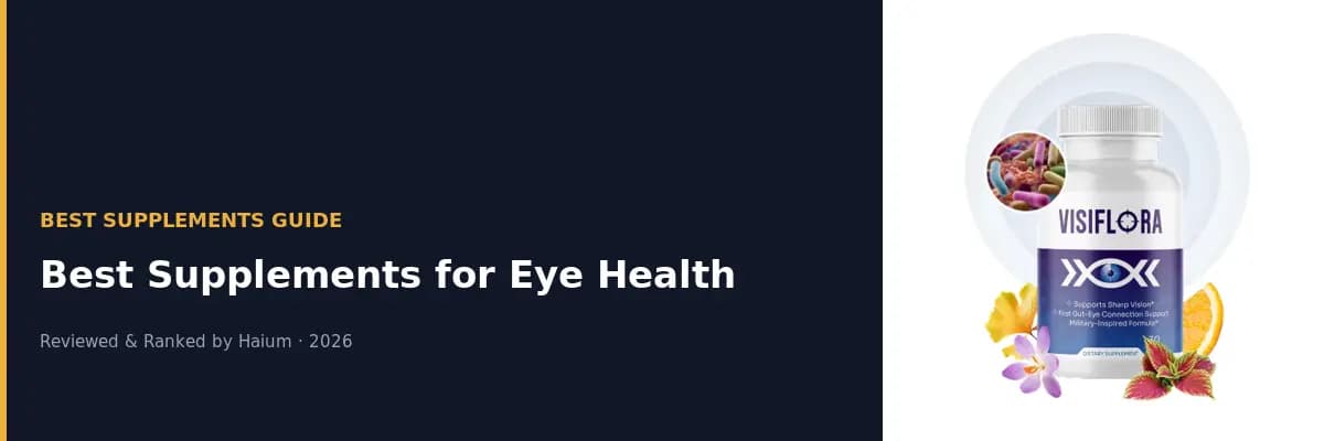 Best Supplements for Eye Health in 2026 — Protect Vision and Fight Eye Fatigue