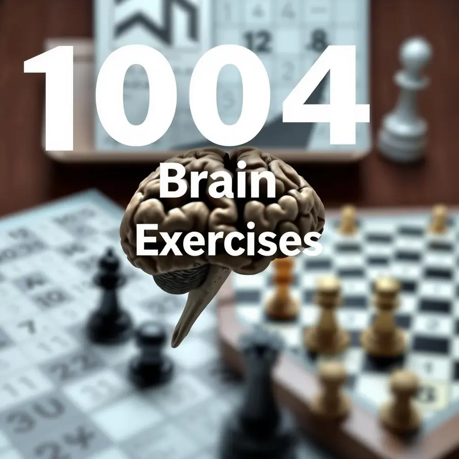 Illustration of brain regions activated by exercises enhancing memory.