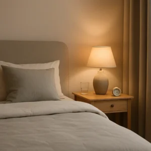 A peaceful bedroom showcasing the essentials of effective sleep hygiene habits.